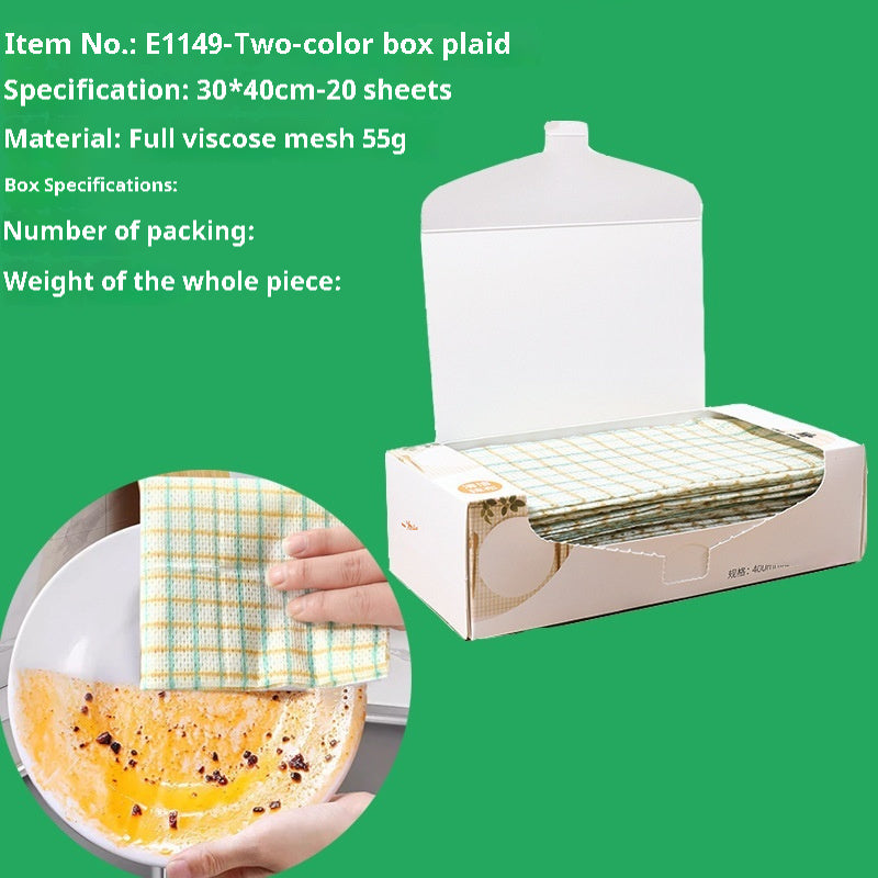 Kitchen Wet And Dry Non-woven Fabric Kitchen Dedicated Disposable Dishcloth