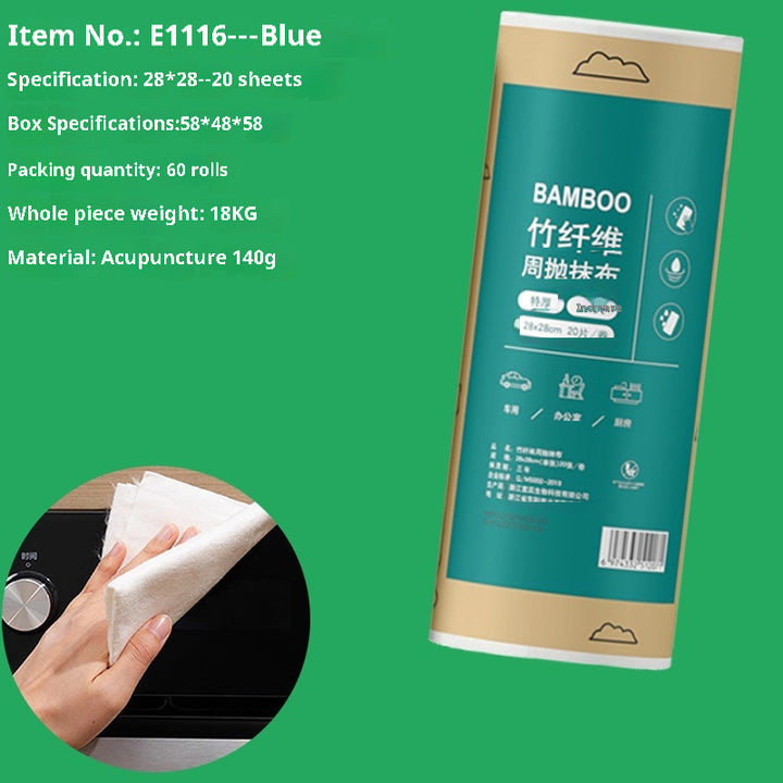 Kitchen Wet And Dry Non-woven Fabric Kitchen Dedicated Disposable Dishcloth